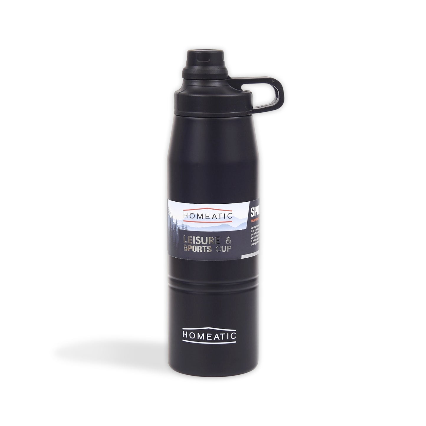 STEEL WATER BOTTLE 900 ML BLACK