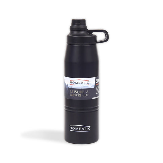 STEEL WATER BOTTLE 900 ML BLACK