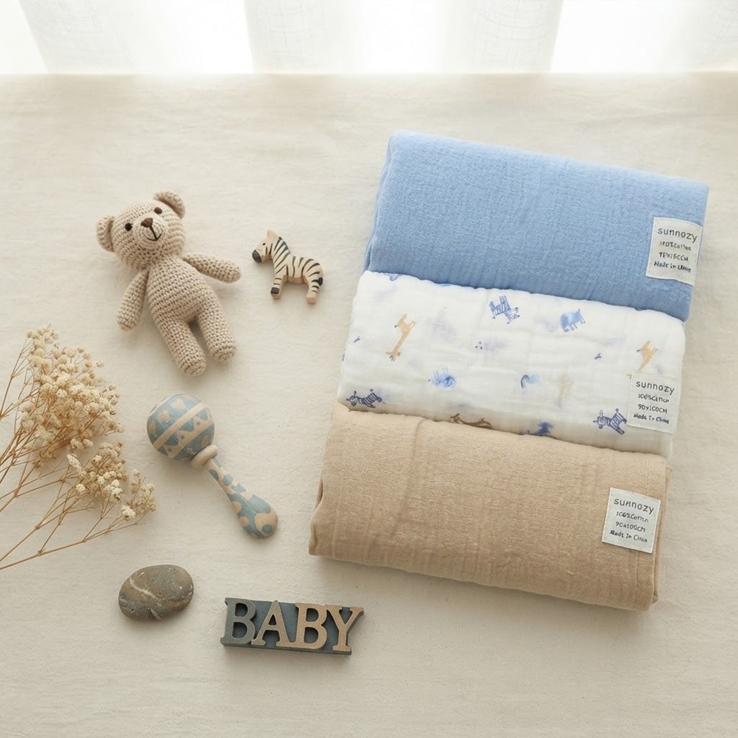 WRAPING SHEET MUSLIN PK-3