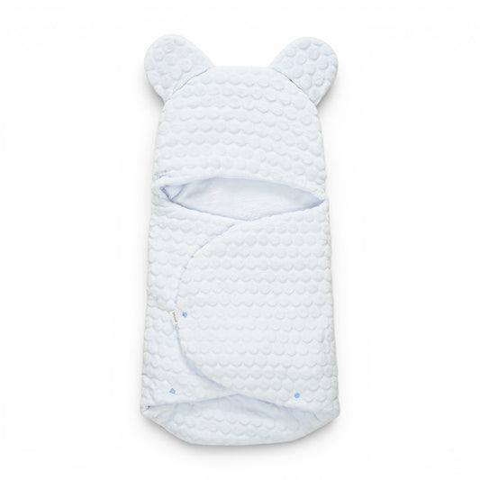 CLOUD BLUE PLUSH HOODED CARRY NEST