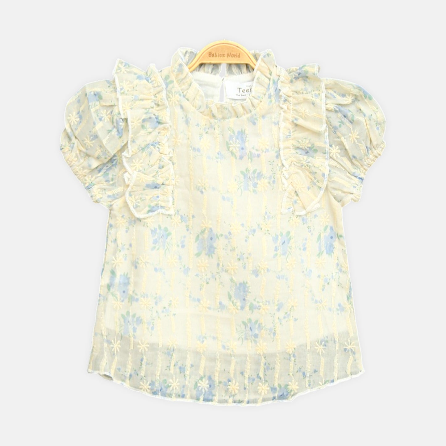 Yellow Floral Top
