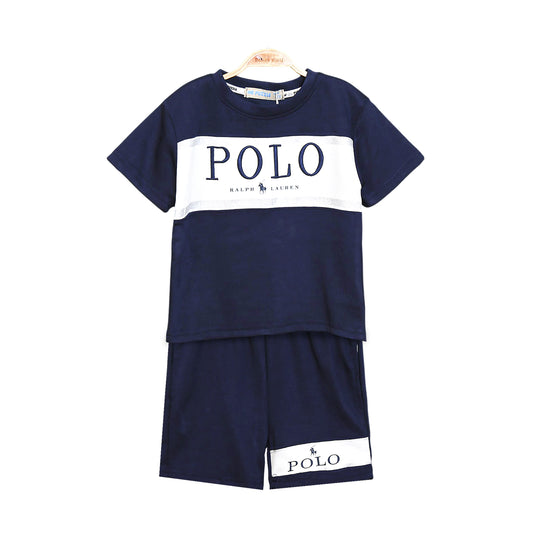 BOYS' TWO-PIECE POLO SUIT