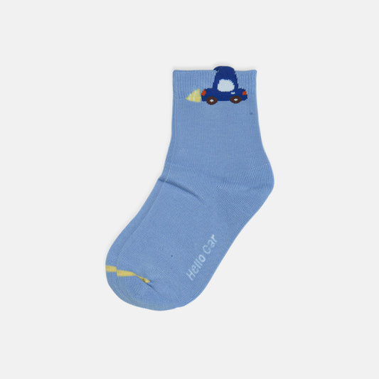 BOY SOCKS BLUE SPEEDSTER CREW
