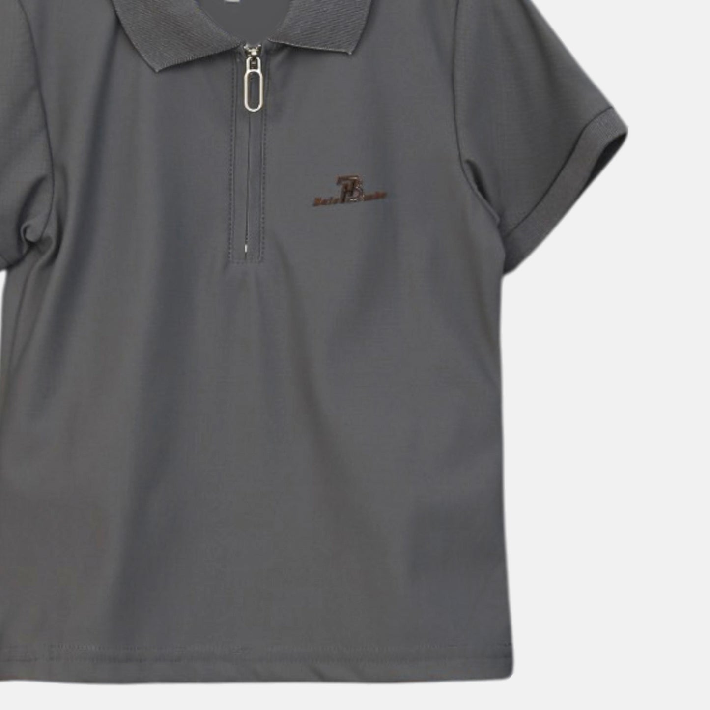 ZIPPER GREEN POLO