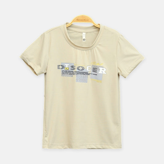 Sand Beige Soccer Tee