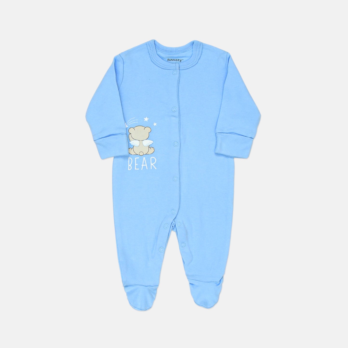 Bear & Bloom Sleepsuits Pk-3