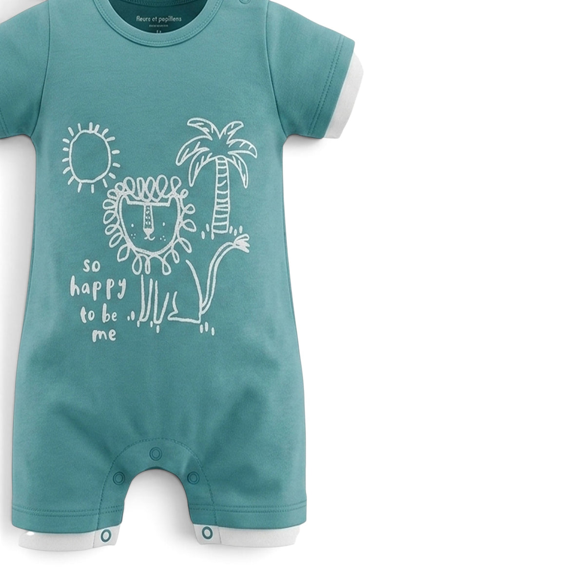 BABY BOY "HAPPY TO BE ME" ROMPER