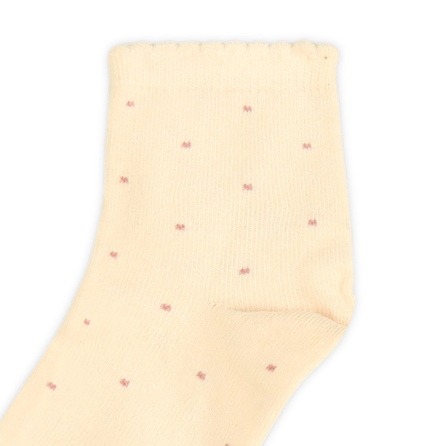 PINK POLKA DOT ANKLE GIRL SOCKS
