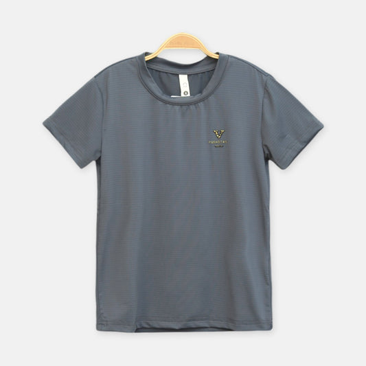 Grey Active Mesh Tee