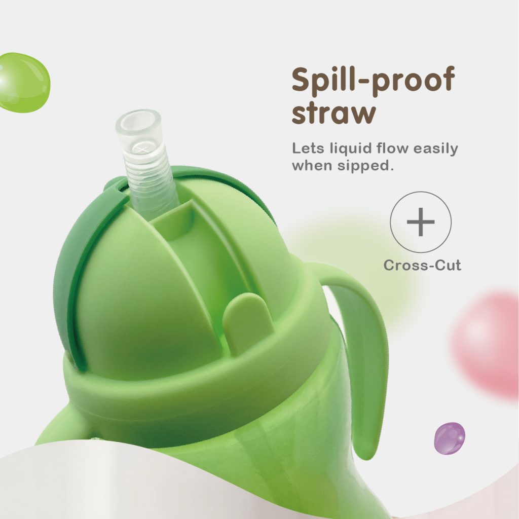 Farlin Sipper Cup With Handle Green - 270ml
