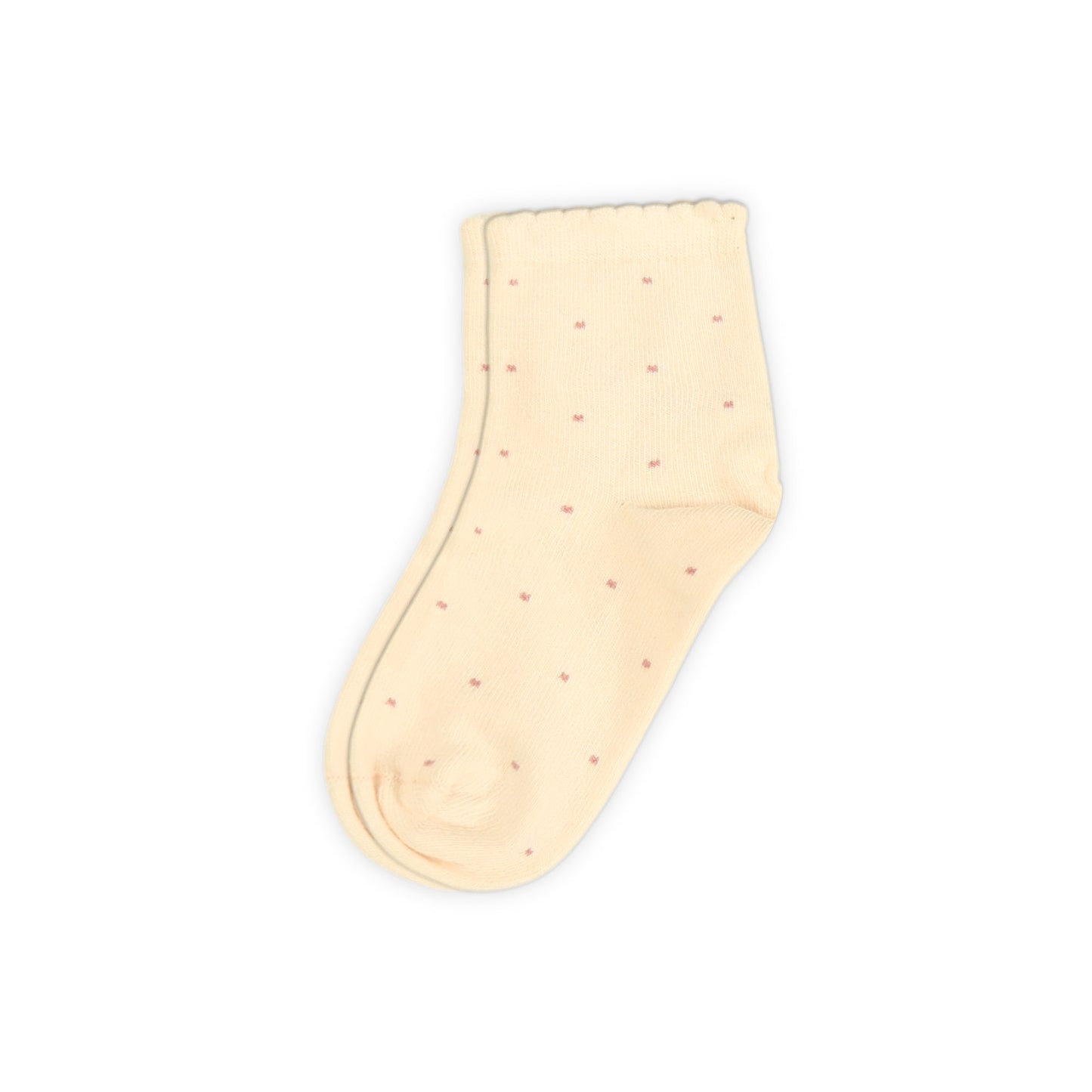 PINK POLKA DOT ANKLE GIRL SOCKS
