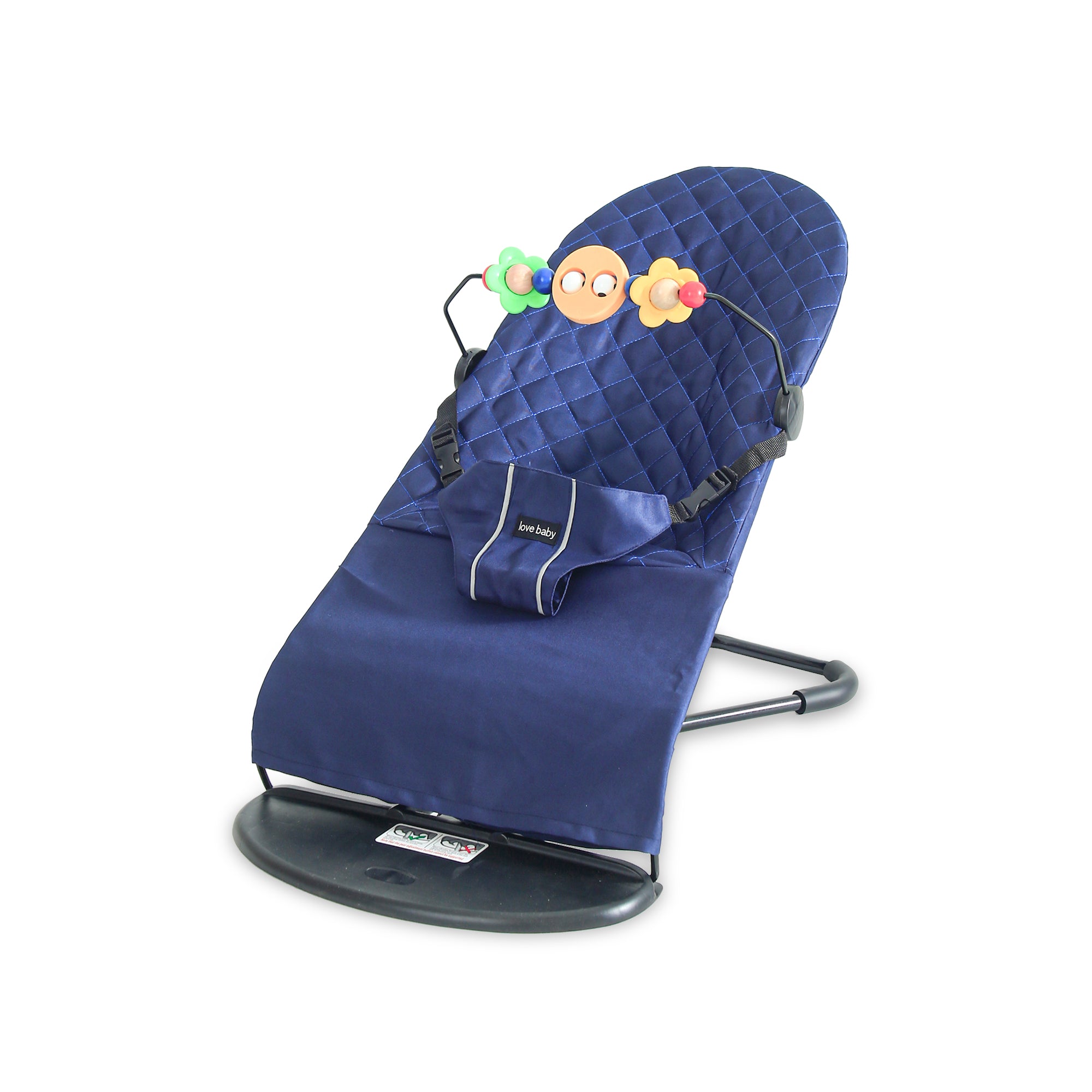 BABY BOUNCER NAVY PLAY & REST