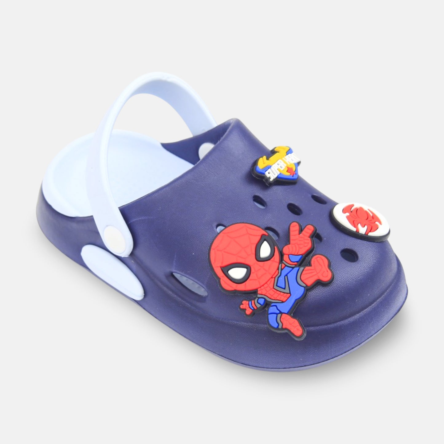 BOY'S SPIDER-MAN CROCS – NAVY BLUE