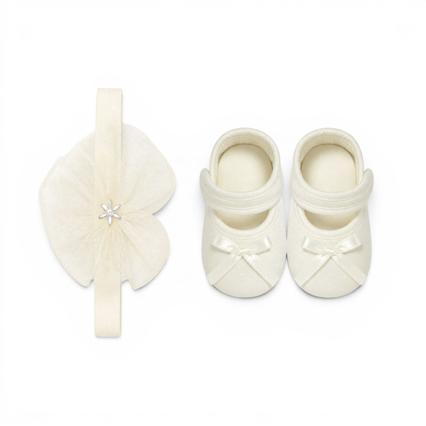 WHITE LACE BABY GIRL FANCY FROCK GIFT SET