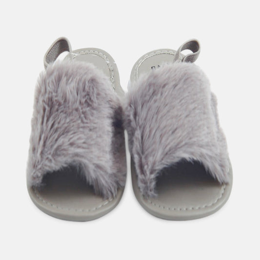 Grey Furry Step Prewalkers