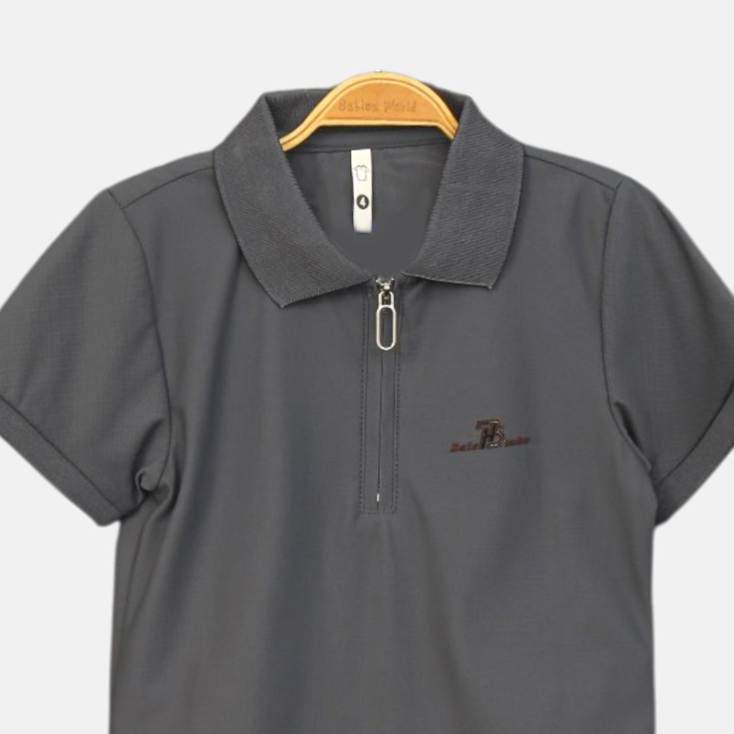 ZIPPER GREEN POLO