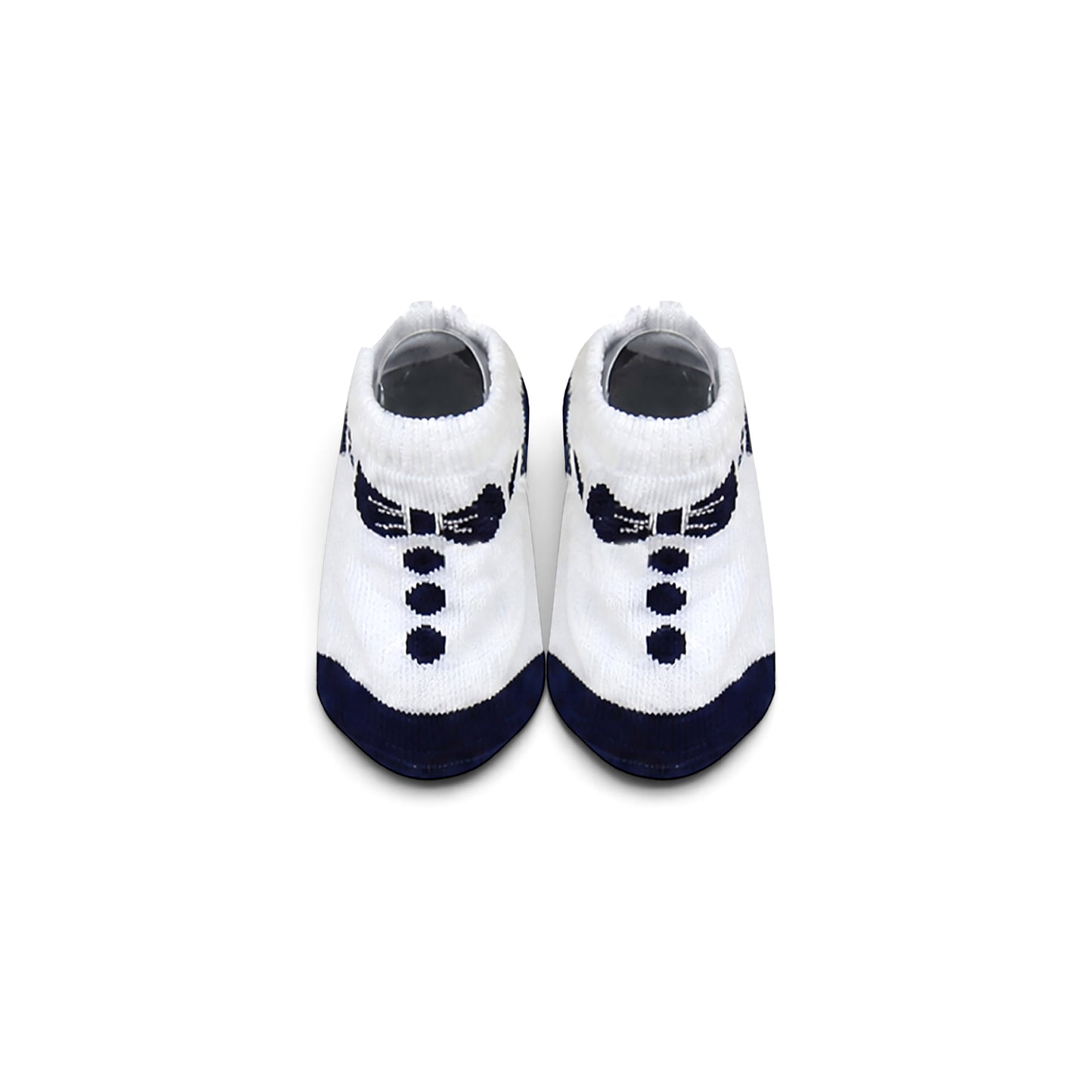 "TUXEDO" INFANT BOOTIES & CAP