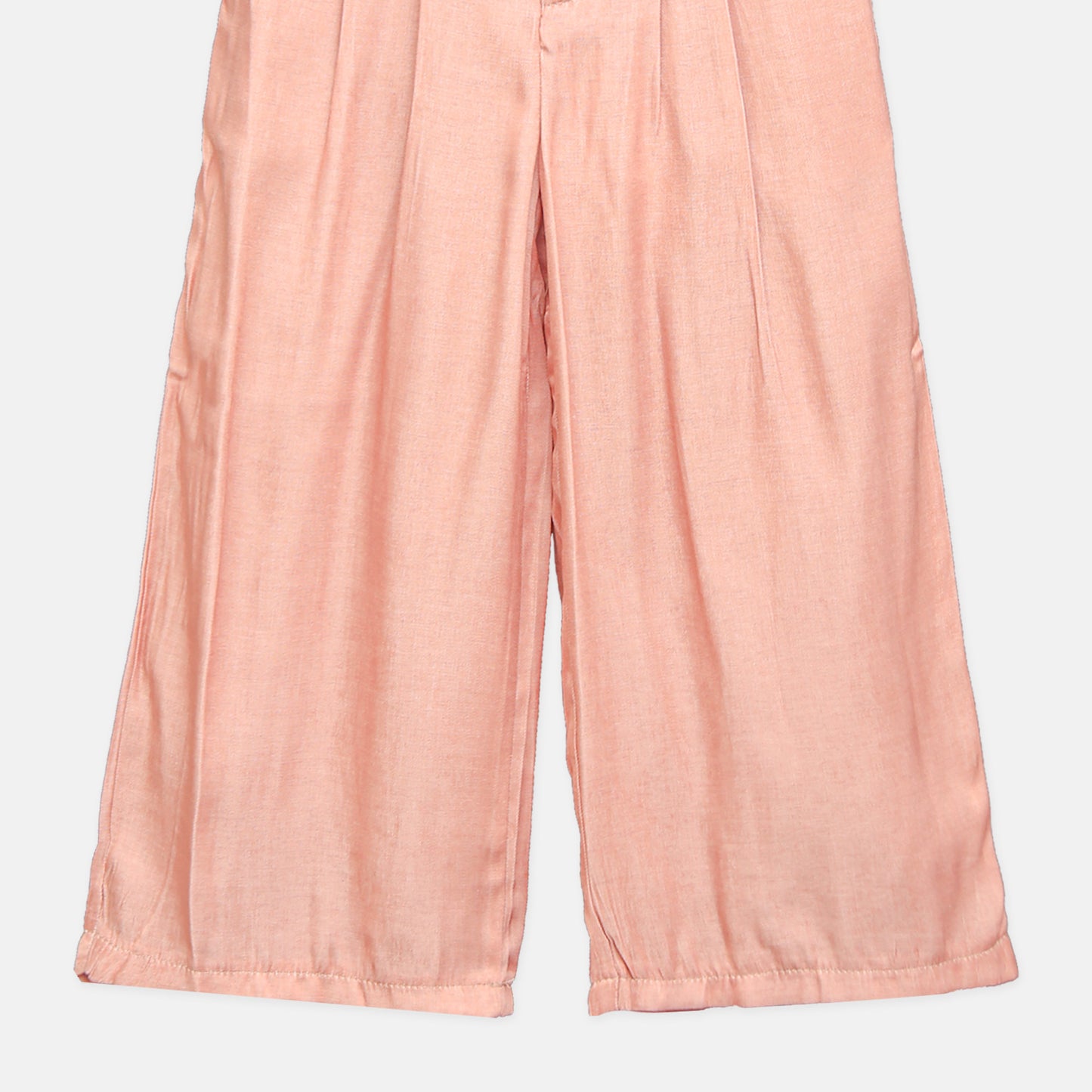 Rose Pink Wide-Leg Trousers