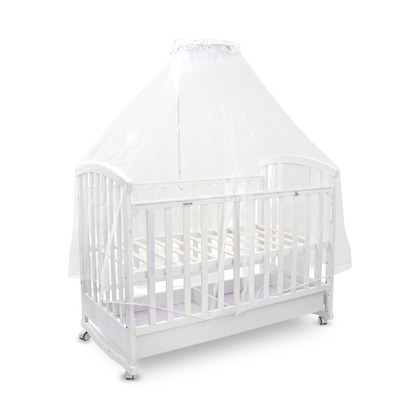 BABY WOODEN COT WHITE COMFORT-NEST