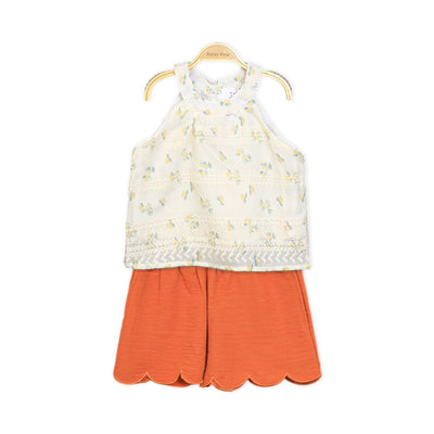 SUNSHINE FLORAL SHORT SUIT