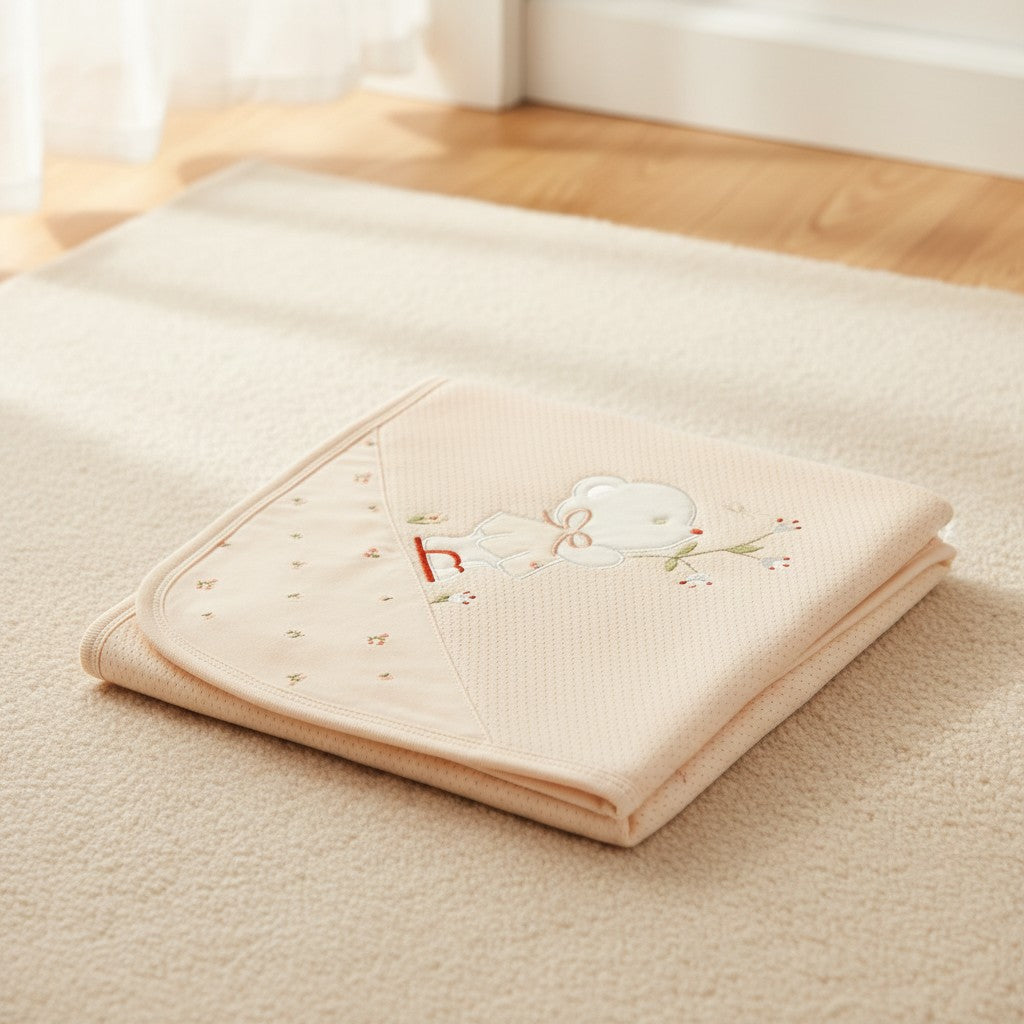 FLORAL TEDDY PATCHED WRAPPING SHEET