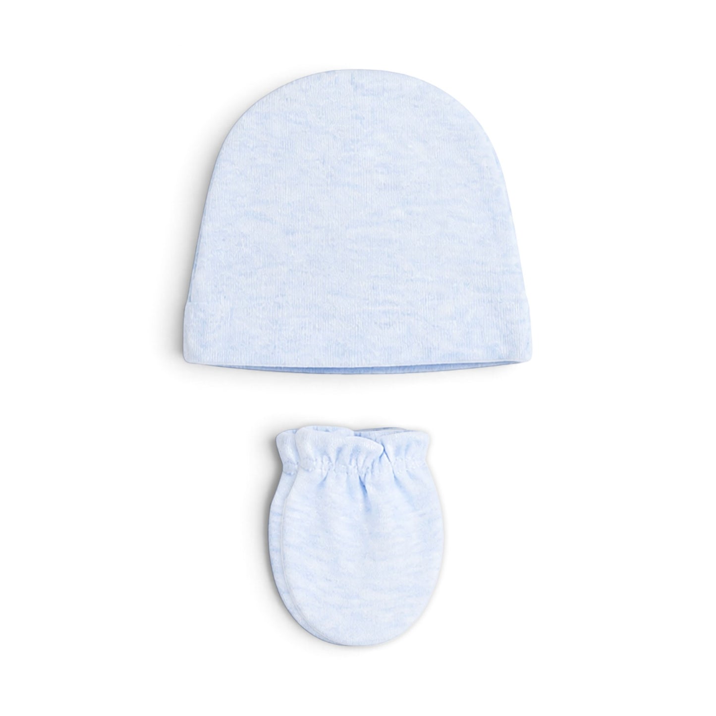 CREAM AND LIGHT BLUE STRIPED COLLAR BABY BOY GIFT SET