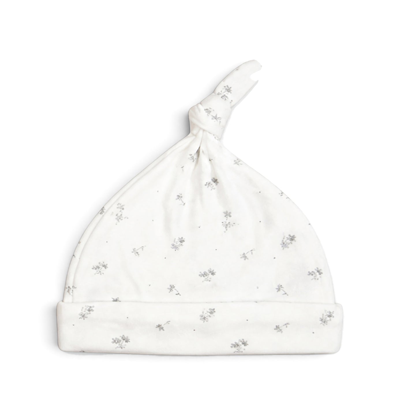 KNOTTED FLORAL BABY CAPS PK-3