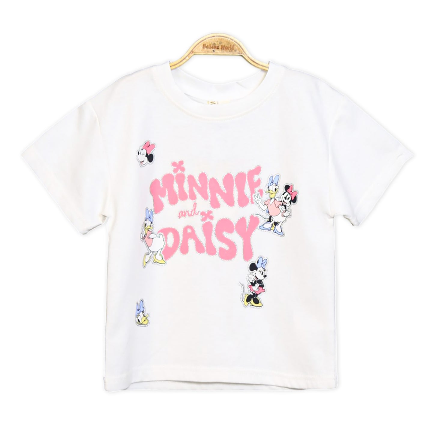 MINNIE AND DAISY PINK RIBBED SUIT