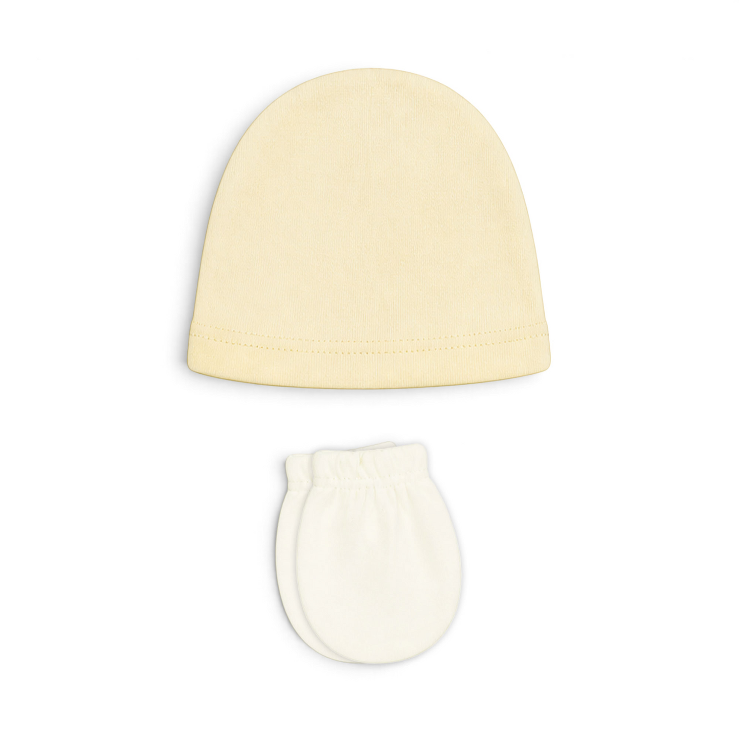 CREAM AND BEIGE COLLARED BABY BOY GIFT SET