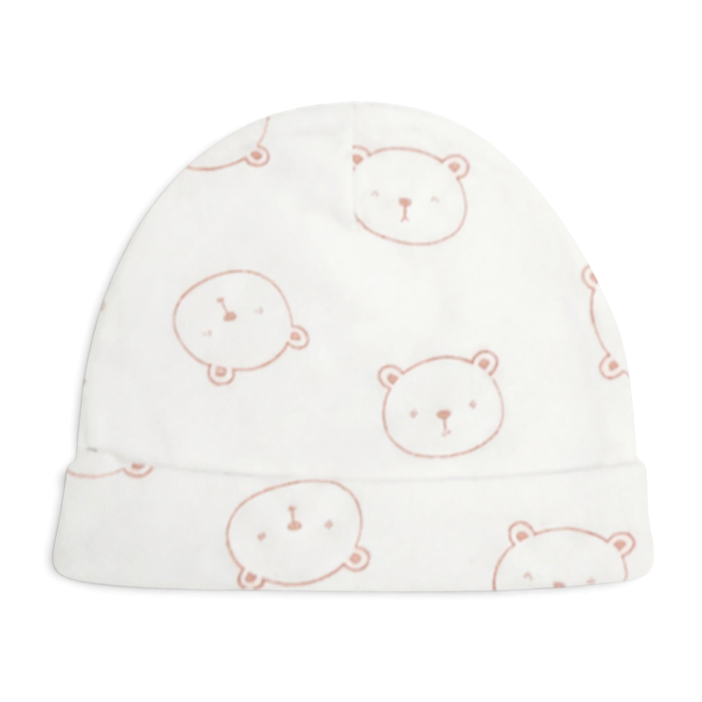 TEDDY BEAR INFANT BABY CAPS PK-3