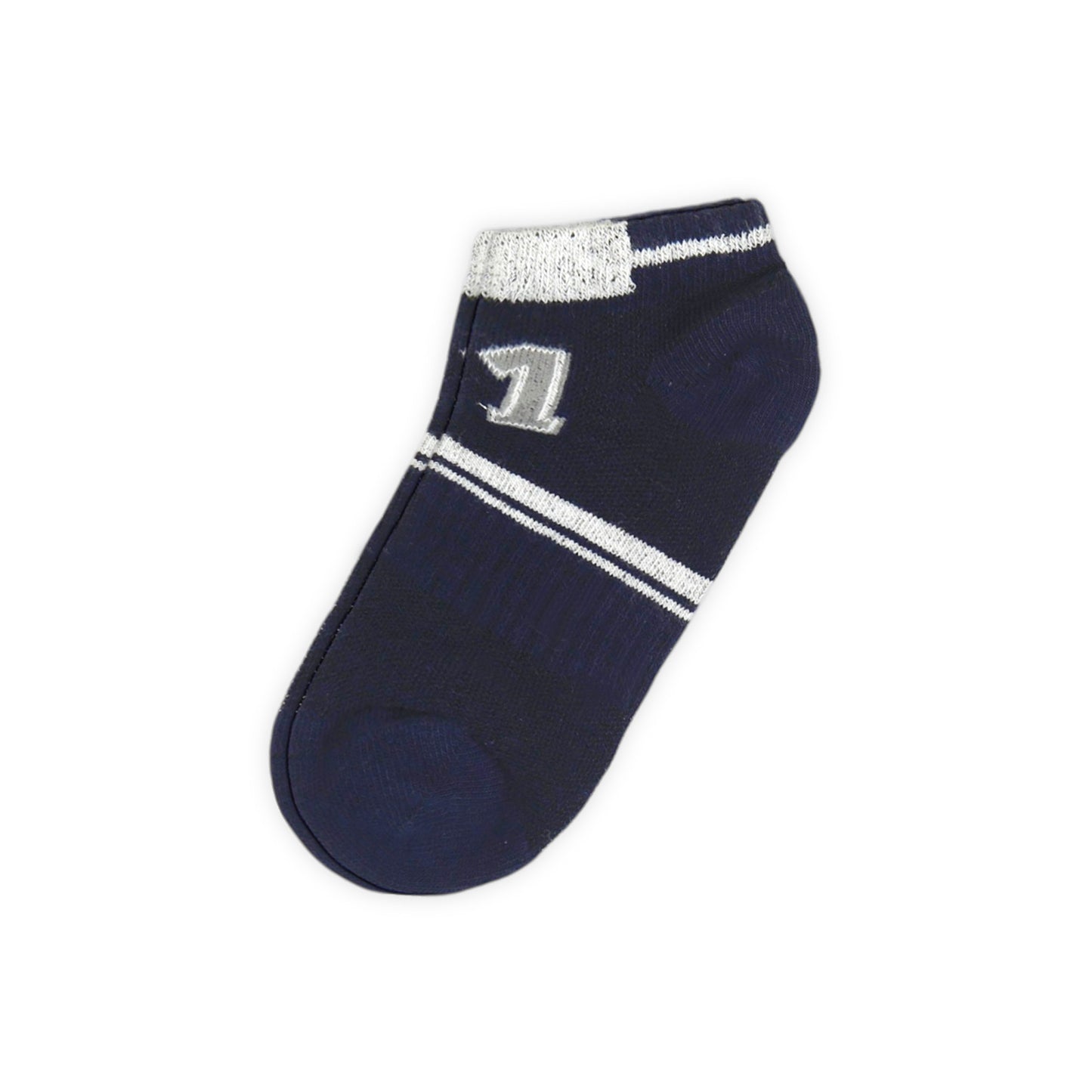 "1" GRAPHIC ANKLE BOY SOCKS