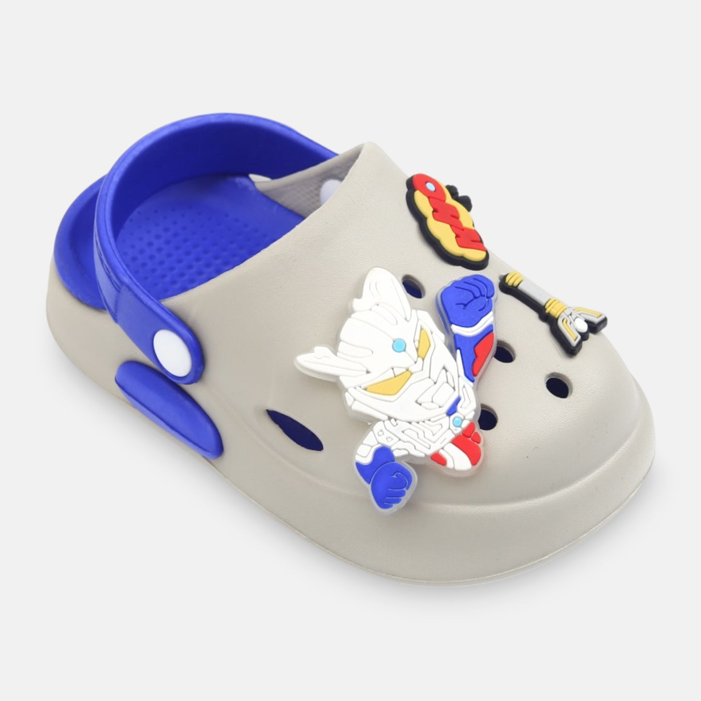 BOY'S ULTRAMAN CROCS – GREY