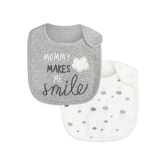 CLOUD PRINT BIBS PK-2