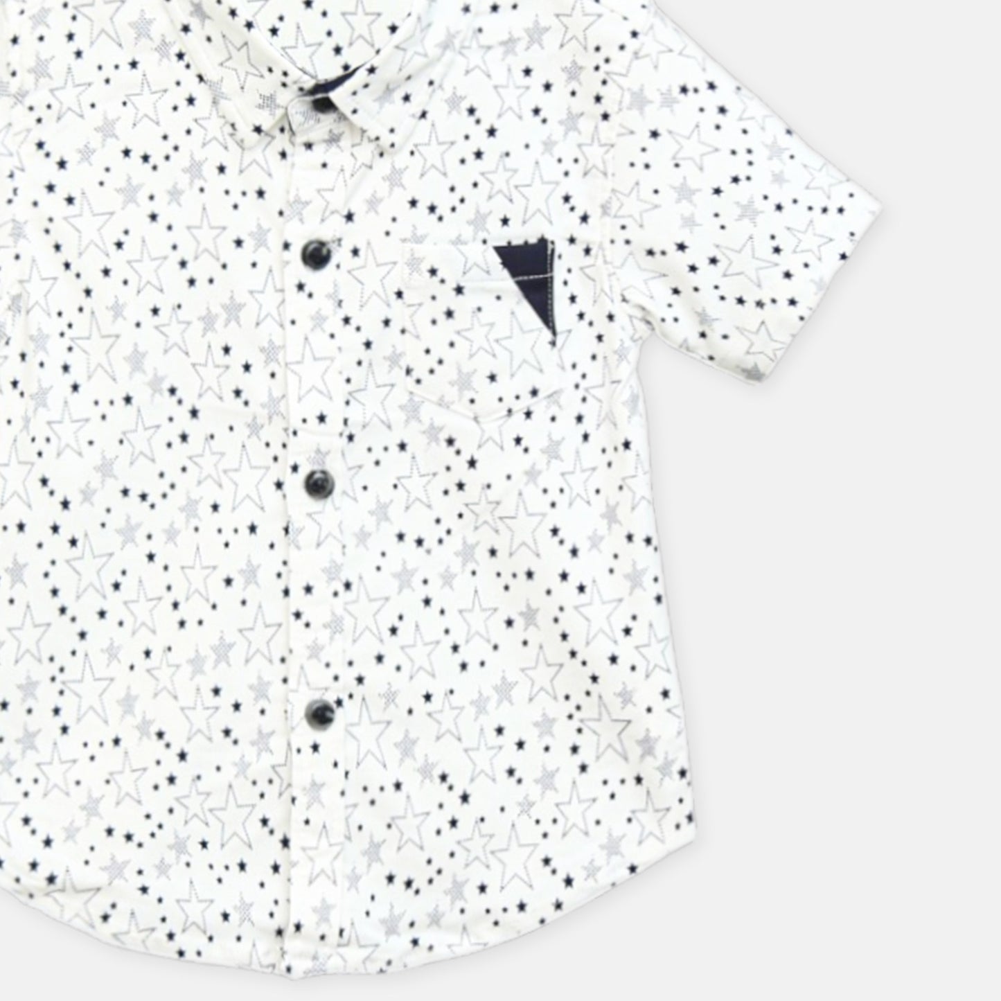 White Star Print Shirt