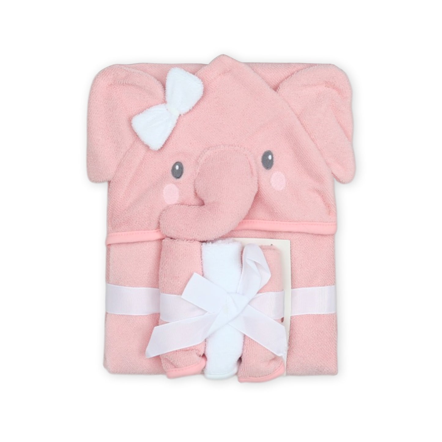 BATH TOWEL & 3 FACE TOWELS ELEPHANT BLISS BATH SET