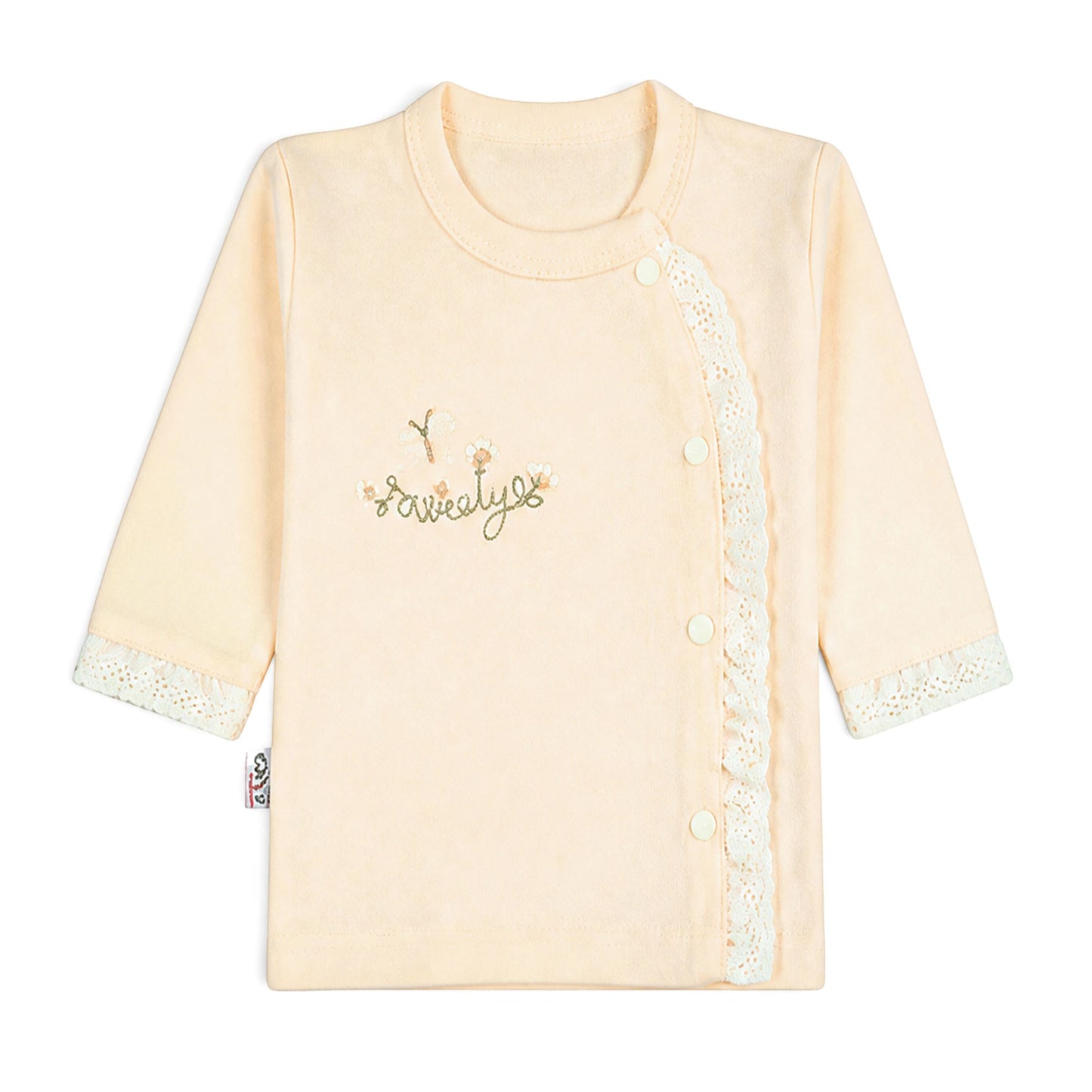 PEACH FLORAL BABY GIRL GIFT SET