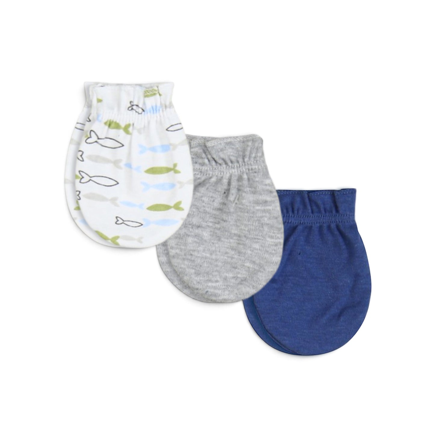 BEBE FAVOUR MIXED PATTERN MITTENS PK-3