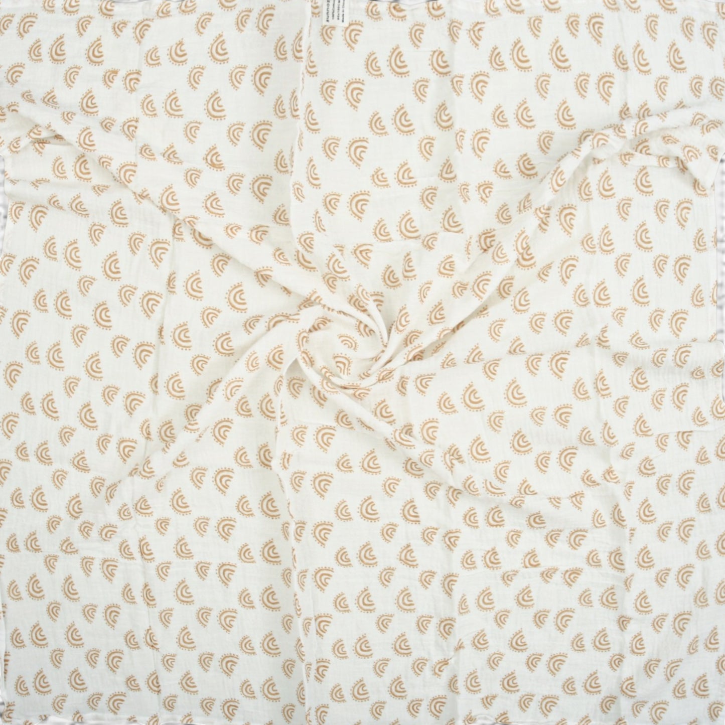 SUNSHINE & RAINBOW PATTERNED WRAPING SHEET MUSLIN PK-2