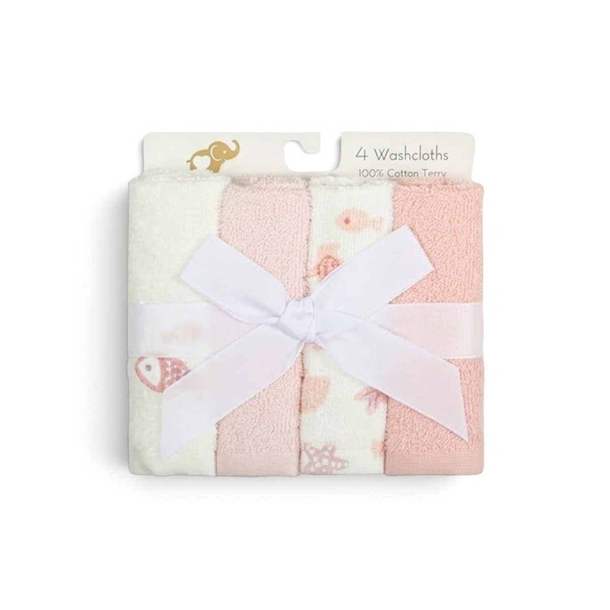 MARINE LIFE FACE TOWEL PK-4