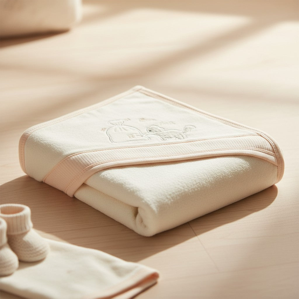 LITTLE FISH HOODED BATH TOWEL