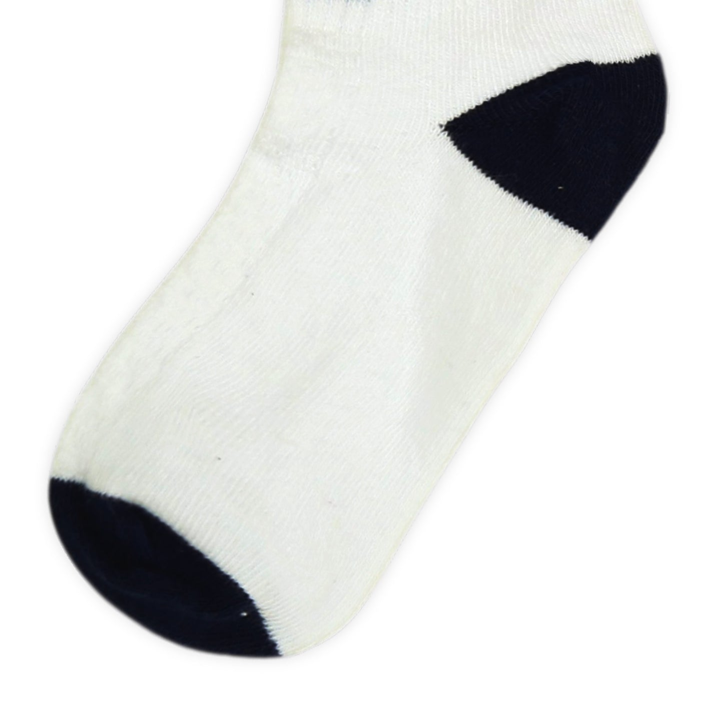 NUMBERED BLACK ANKLE BOY SOCKS