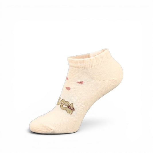 SOFT PINK MOTIF GIRL SOCKS