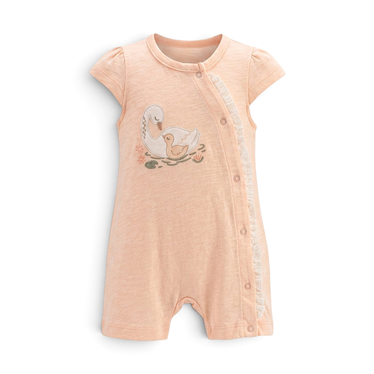 BABY GIRL SWAN & CYGNET ROMPER