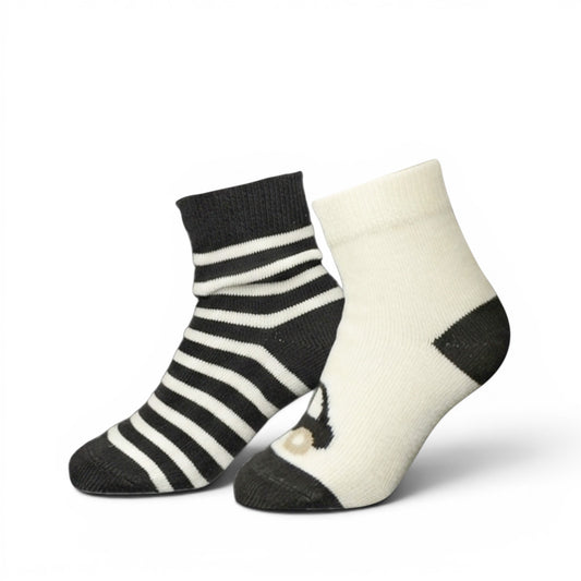 GREY ANKLE BOY SOCKS PK-2