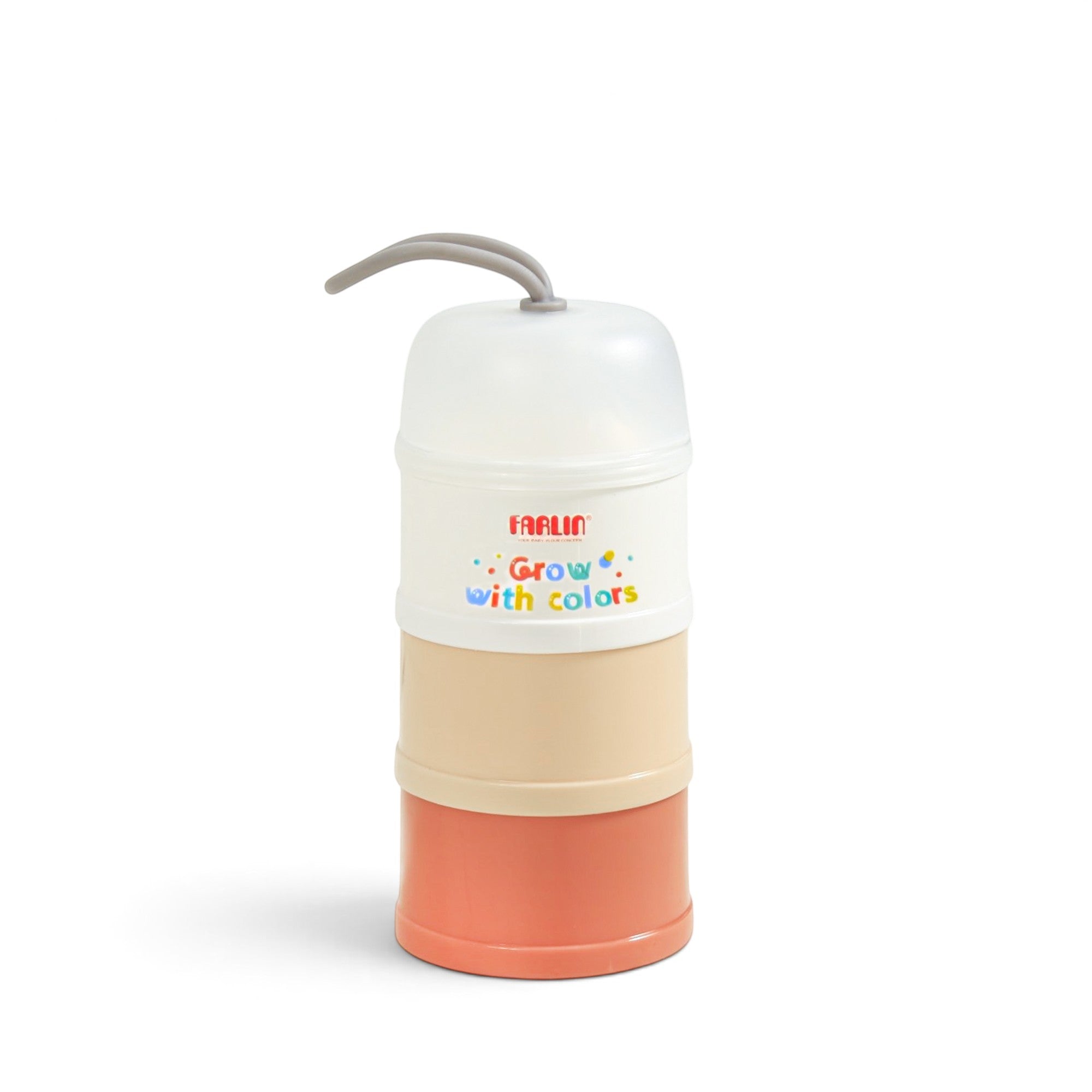 Farlin Milk Container Grow With Colors Peach