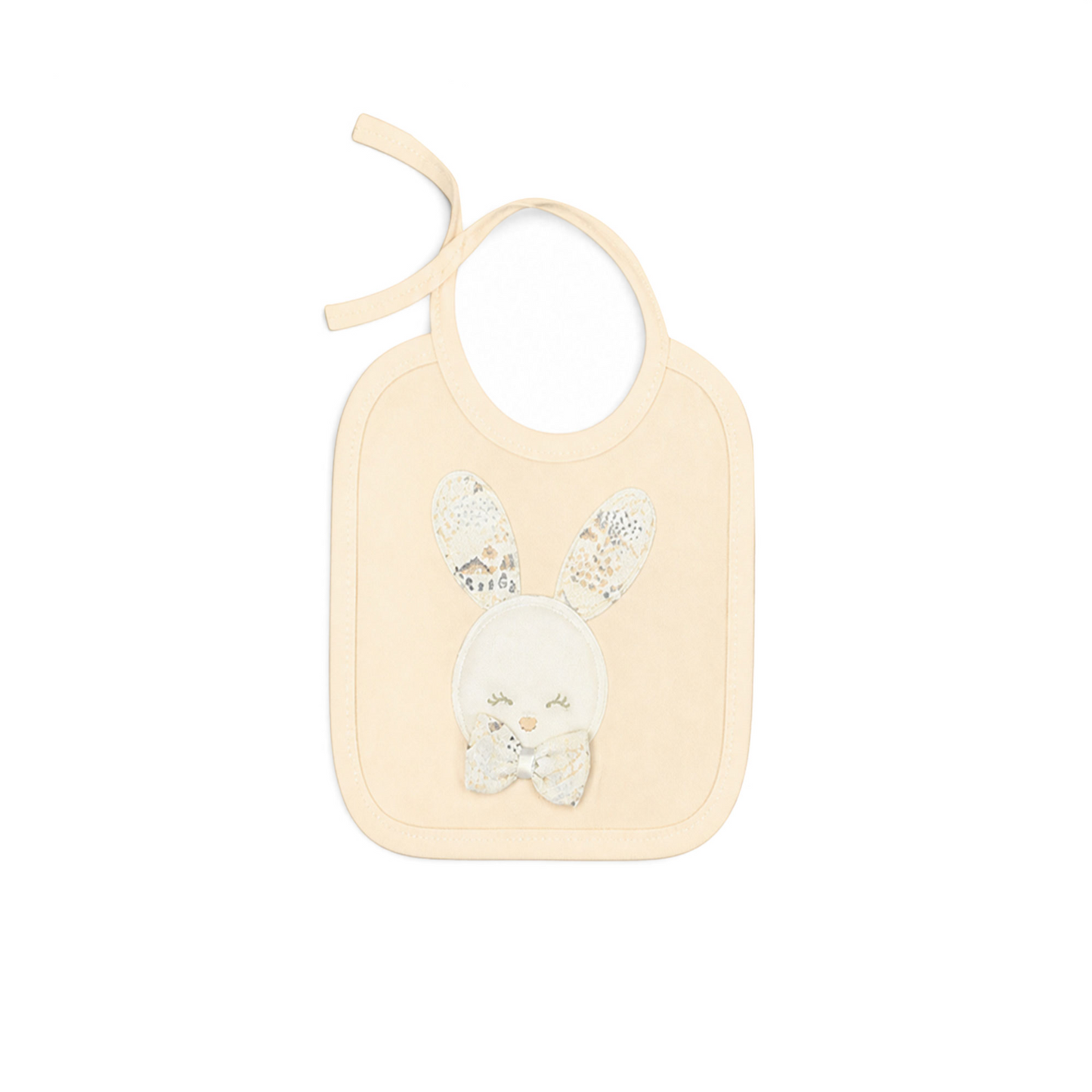 PEACH SCENIC PRINT BUNNY BABY GIRL GIFT SET