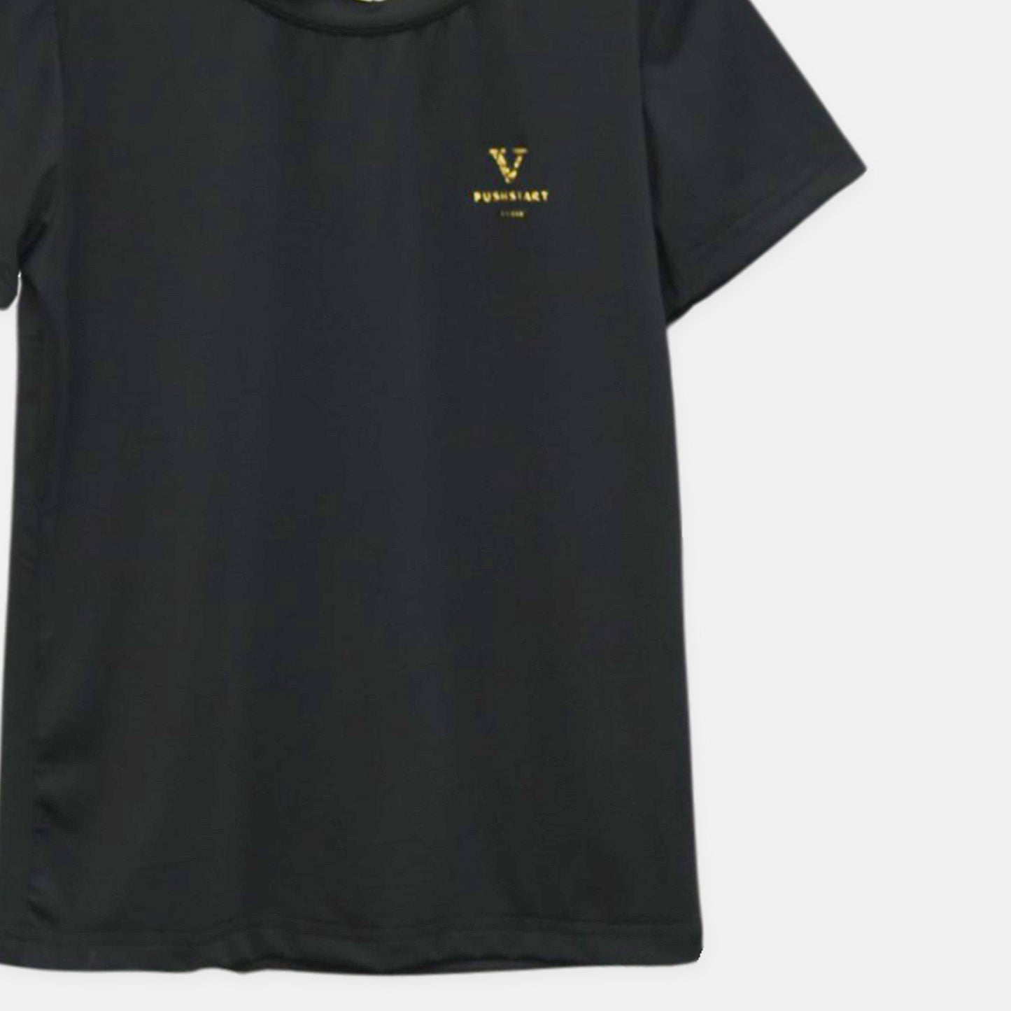 Black Active Mesh Tee