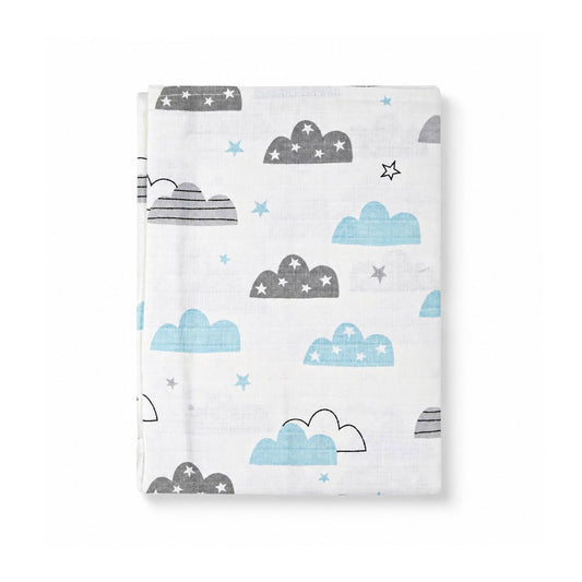 MUSLIN WRAPPING SHEET - CLOUD
