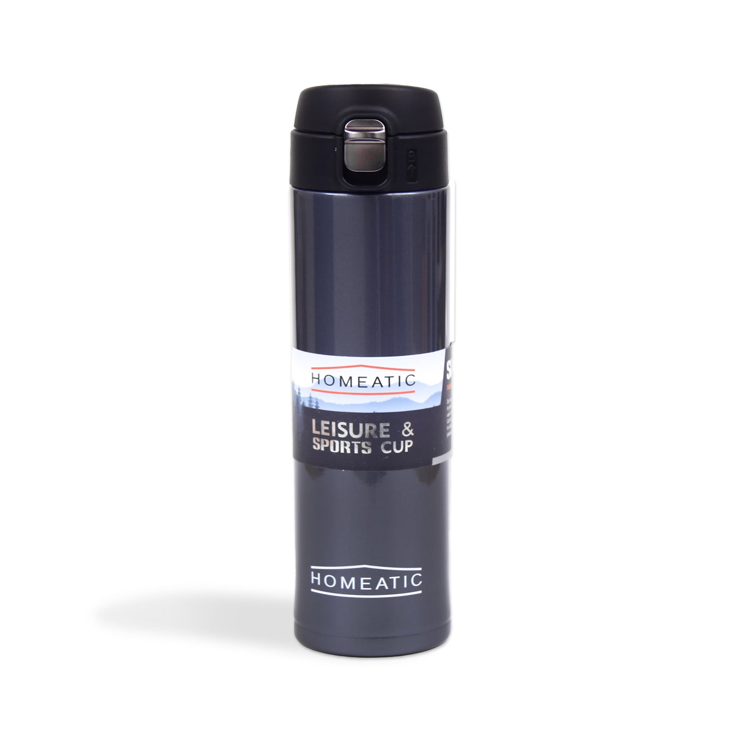 HOMEATIC STEEL WATER BOTTLE 500 ML BLUE