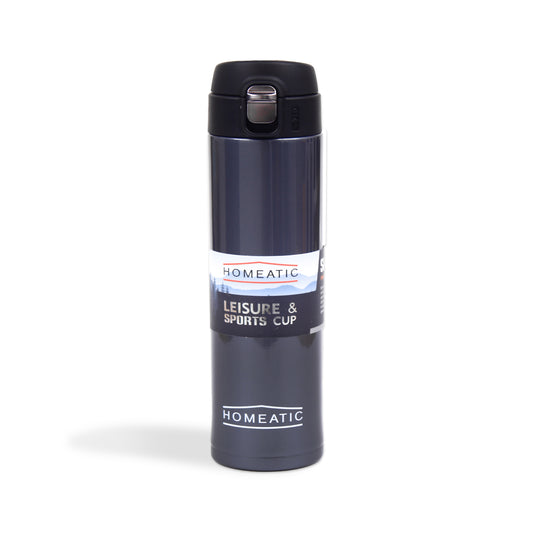 HOMEATIC STEEL WATER BOTTLE 500 ML BLUE